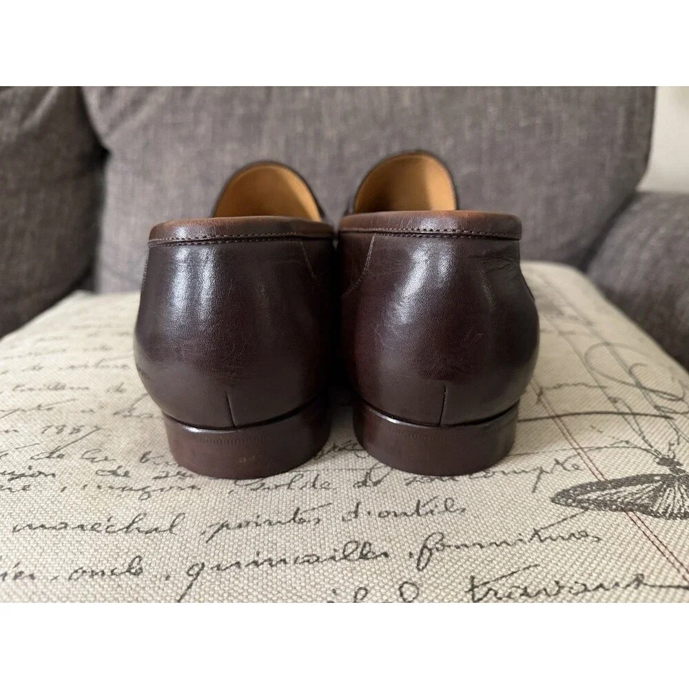 Beckett Simonon Beaumont Horsebit Loafers Men's 11 Brown Leather Blake Stitch